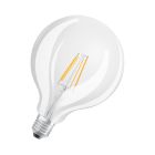 Osram LED Superstar E27 Globe G125 Filamento Chiara 11W 1521lm - 927 Bianco Molto Caldo | Miglior Resa Cromatica - Sostitutiva 100W